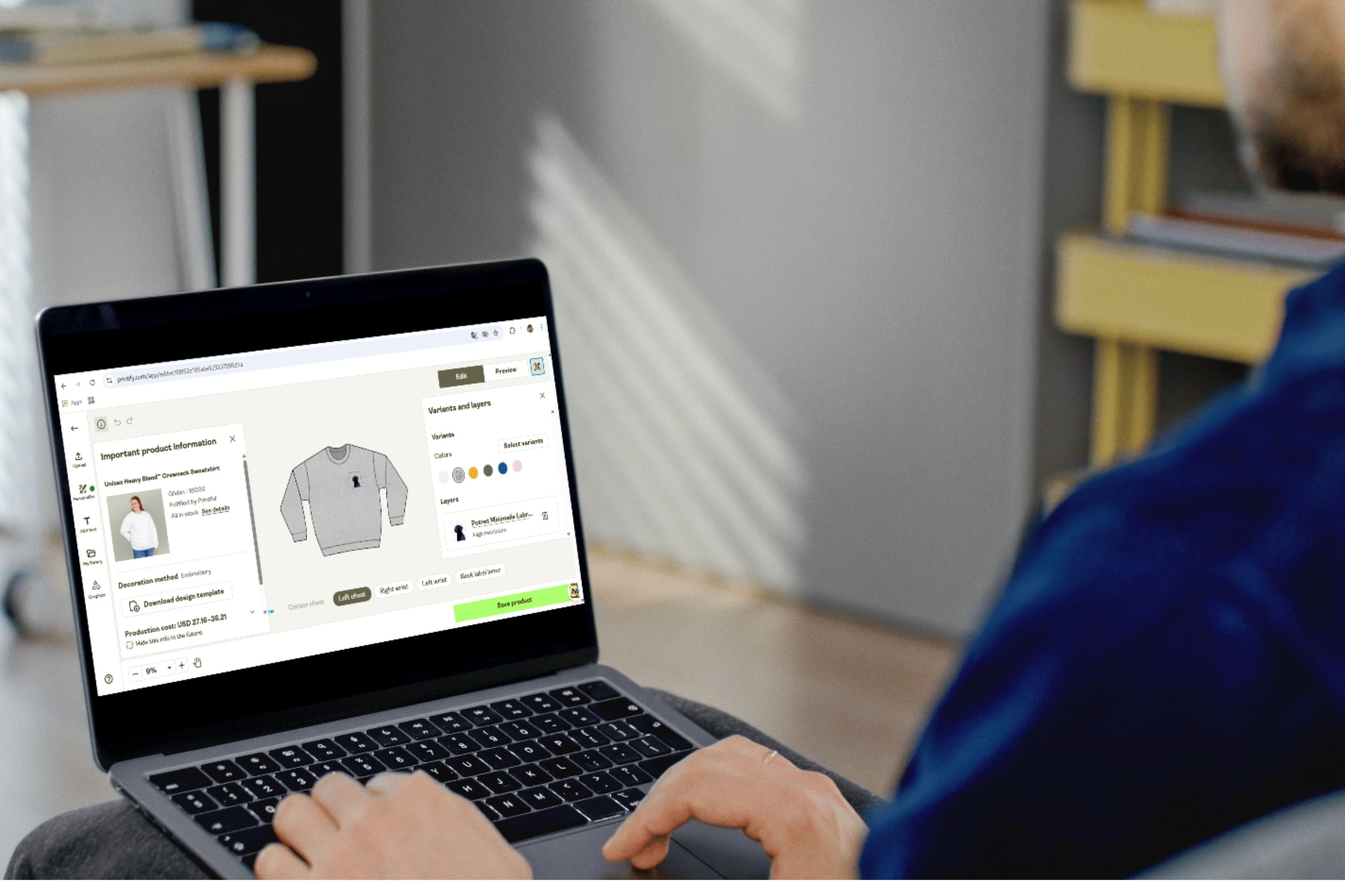 Ilustrasi Bisnis Print on Demand